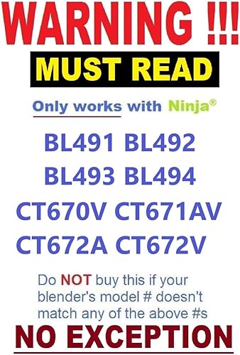 Miniatura 2 de Cuchilla ninja para licuadora BL491 BL492 BL493 BL494 CT670V CT671AV CT672A CT672V - DEBE LEER Detalle -