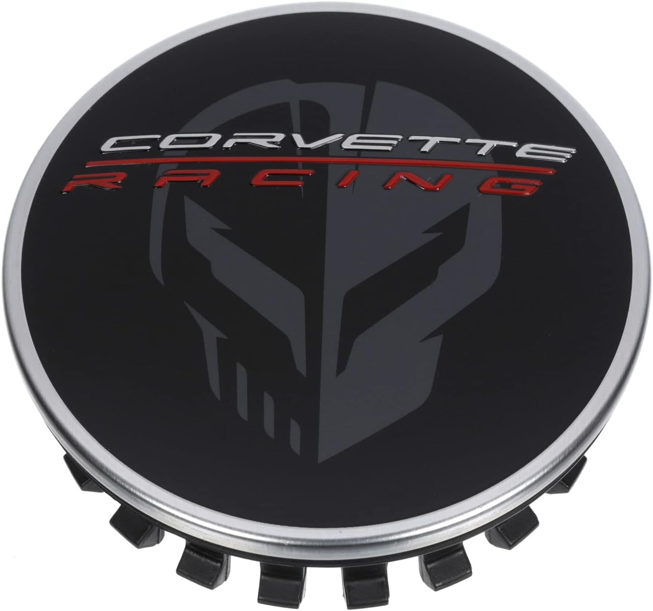 GM Parts OEM New 20-23 Compatible with Chevrolet Corvette Wheel Hub Center Compatible with Cap Black Jake Logo 84385014