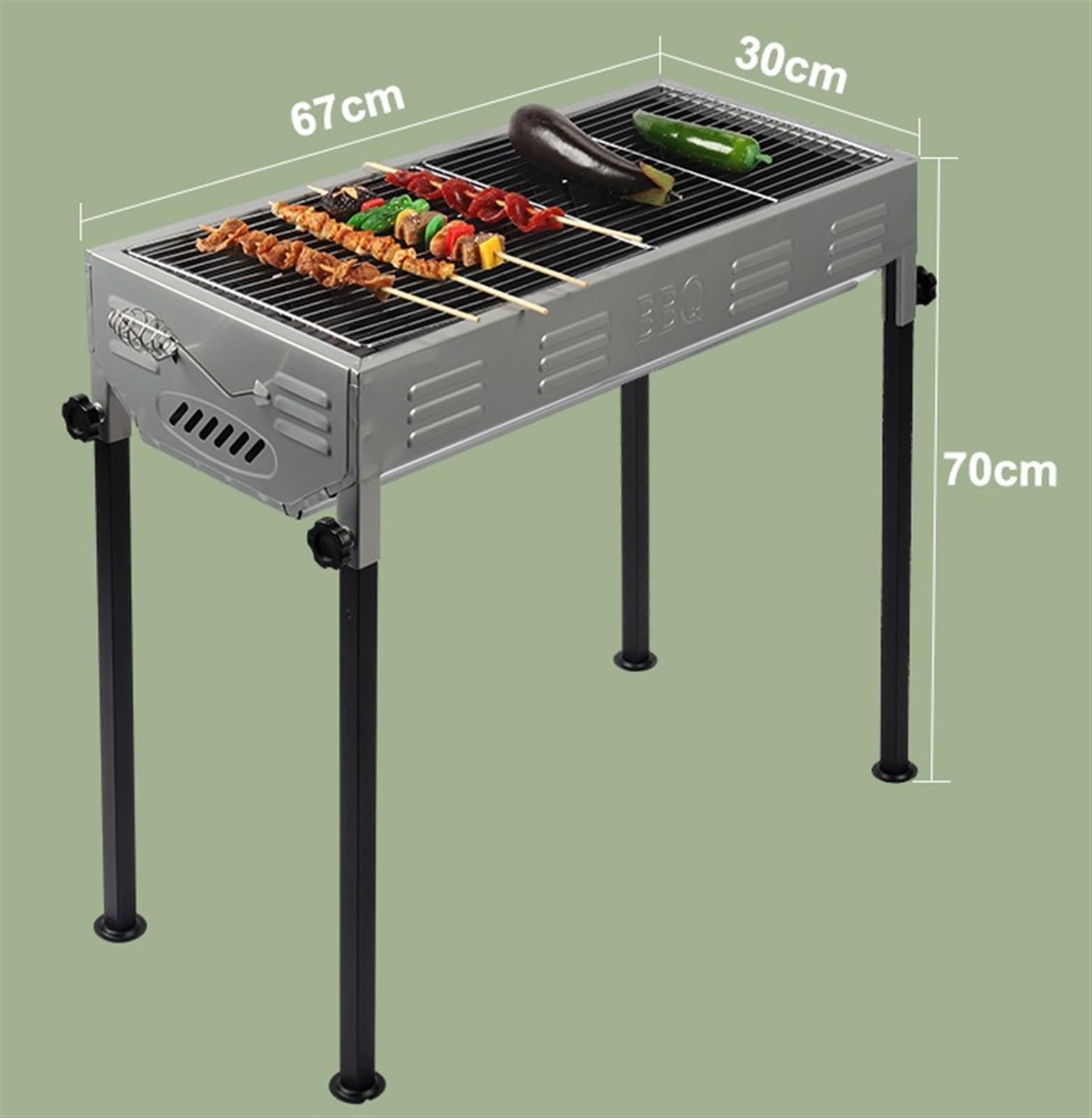 Grill na węgiel drzewny grill na zewnątrz do ogrodu plaża impreza kemping gospodarstwo domowe