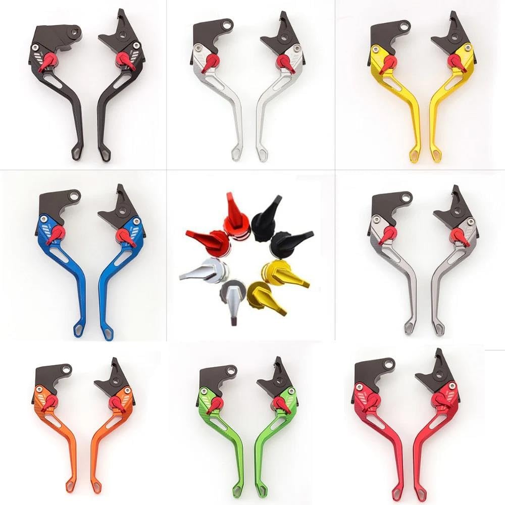 IBNA Maneta Embrague Freno Moto para Y&amaha FJ-09 MT-09 MT09 MT 09 Tracer 2015-2020 Palanca Embrague Freno Motocicleta Mango Palanca Ajustable (Color : 16)