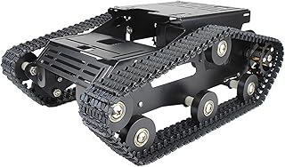Uminino Moebius Smart Metal Robot Tracked Tank Car Chassis Kit Heavy Load With Dual DC 12V Motor Fit For Arduino Raspberry Pi DIY Project (Color : Tank kit)