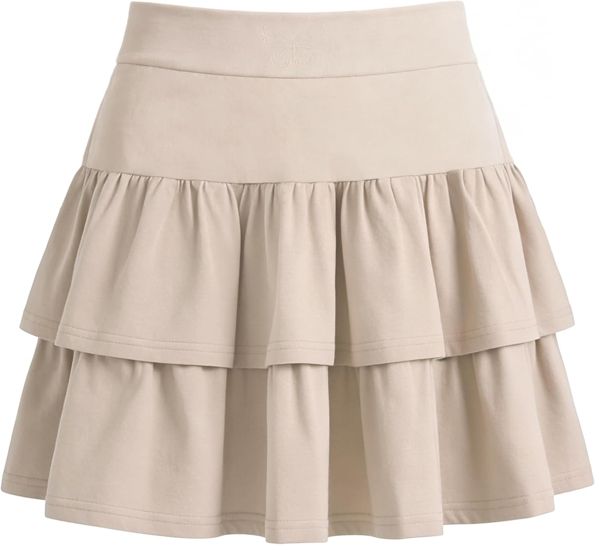 Faldas para niñas pequeñas, falda informal con volantes, faldas de uniforme escolar con bolsillos para 4-11 años
