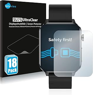 Savvies Screen Protector compatible with KÃ¶nigsthal E1 (Eckig) Protection Film Clear 18-Pack