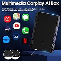 Vista 3 de Magic CarPlay Box 3.0 Max, CarPlay AI Box Soporte YouTube/Netflix/Hulu, etc., Qualcomm Multi-Core Android System Multimedia Video Box