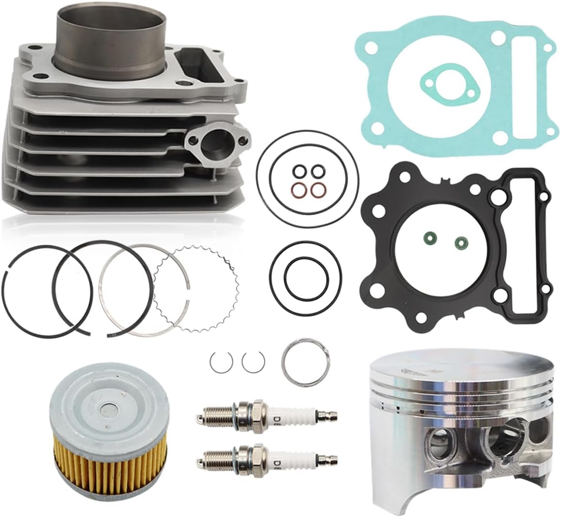 Cylinder Top End Rebuild Kit Compatible with 1988-2000 TRX300 TRX300 FW Fourtrax300 4x4 2x4 Replace 12000-HC4-000 12100-HC4-000