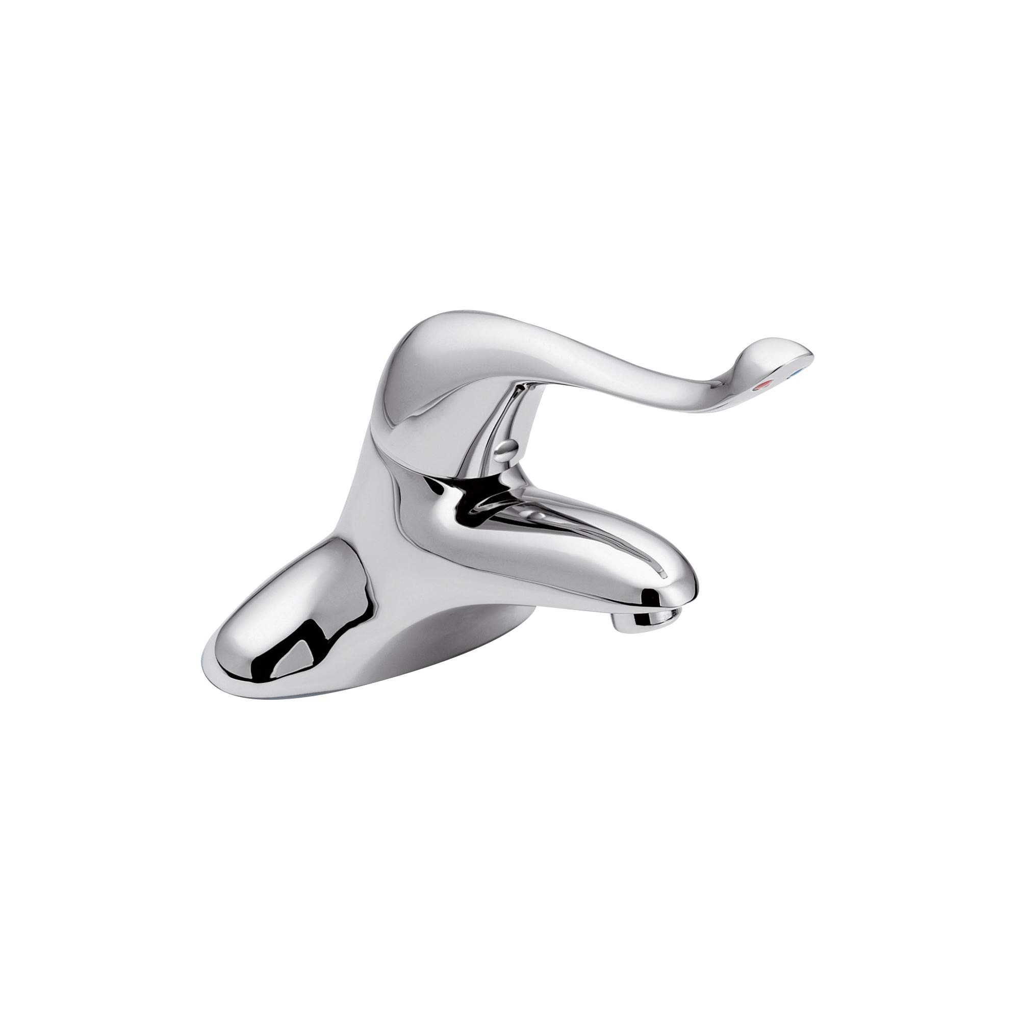 Moen 8414 WC-Wasserhahn Mit Ablauf – Chrom, Einhebel, ADA-konform