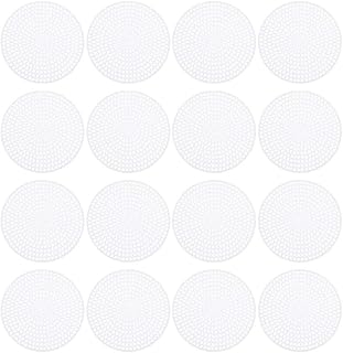 Artibetter Embroidery Accessories Plastic Mesh Screen DIY Plastic Stitching Canvas Round Clear White 7.7cm for Embroidery Form Cross Canvas Mesh Sheets Round Canvas Mesh 30pcs White Fitted Sheet