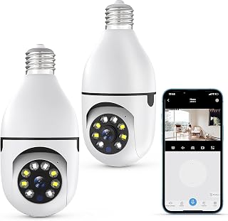 Favone PTZ Wireless WiFi E27 Bulb Holder Security Camera with Price In India