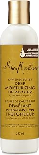 SheaMoisture Raw Shea Butter Deep Moisturizing Detangler for Dry, Damaged Hair, Hair Styling Product Formulated with Sea Kelp and Argan Oil 8 oz