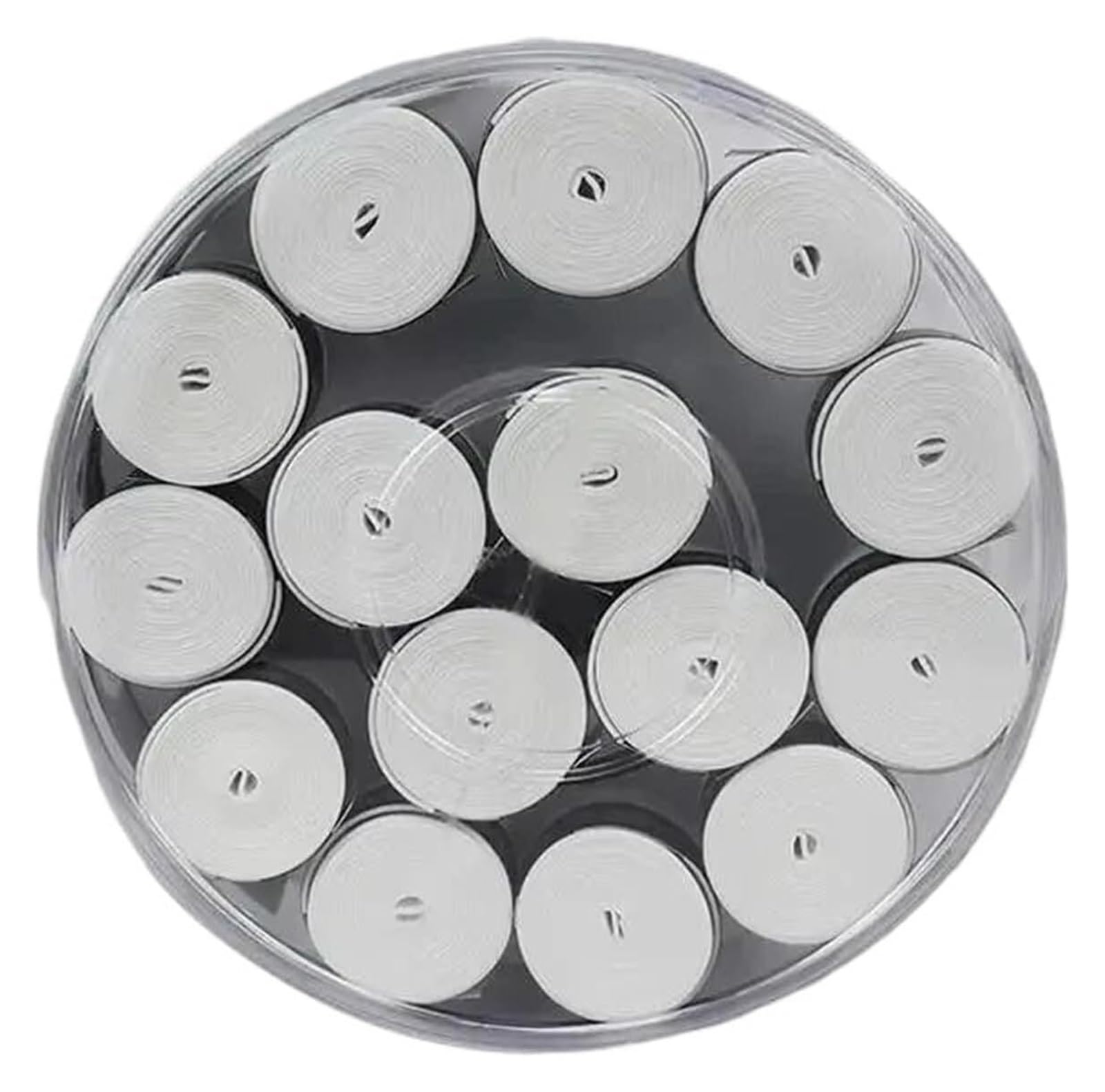 Nastro per Impugnatura da Racchetta, Nastro Overgrip for Racchetta da Tennis Fascia Antisudore in PU Damper Grip Multicolor 60 Pz