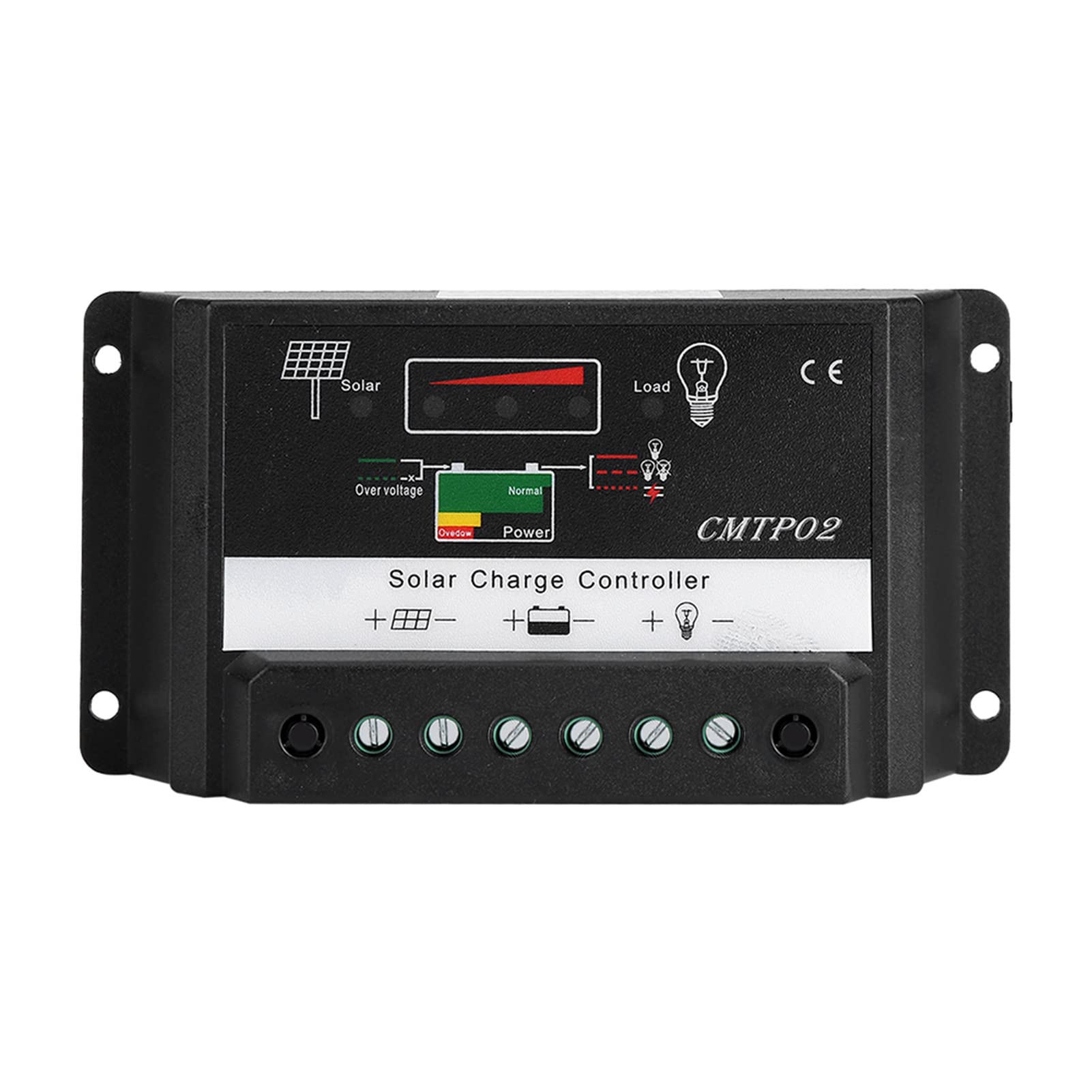 Controlador solar de 30A 12V 24V regulador de batería para panel solar fotovoltaico portátil