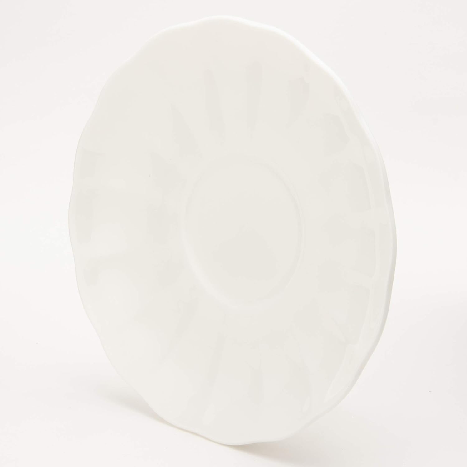 Narumi 9772-1394 Cup Saucer, Noble White, 6.3 inches (16 cm), For Tea, Coffee, Microwave and Warming, Made in Japan