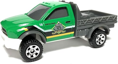 Miniatura 2 de Matchbox 2020 MBX Mountain 77/100 - Camión de trabajo Ram (verde)