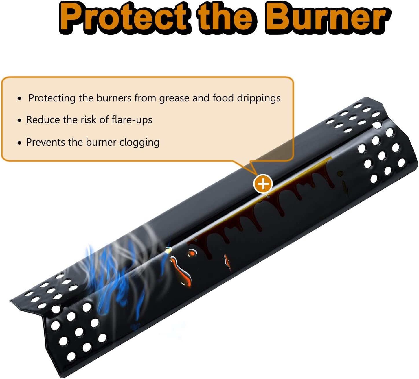 Grill Valueparts Parts for Nexgrill Replacement Parts 720-0882a 5 Burner Flame Tamer 730-0882A 720-0882A Burner Grill Grates Cooking Grid BHG Grill Parts Replacement 720-0882 720-0882D