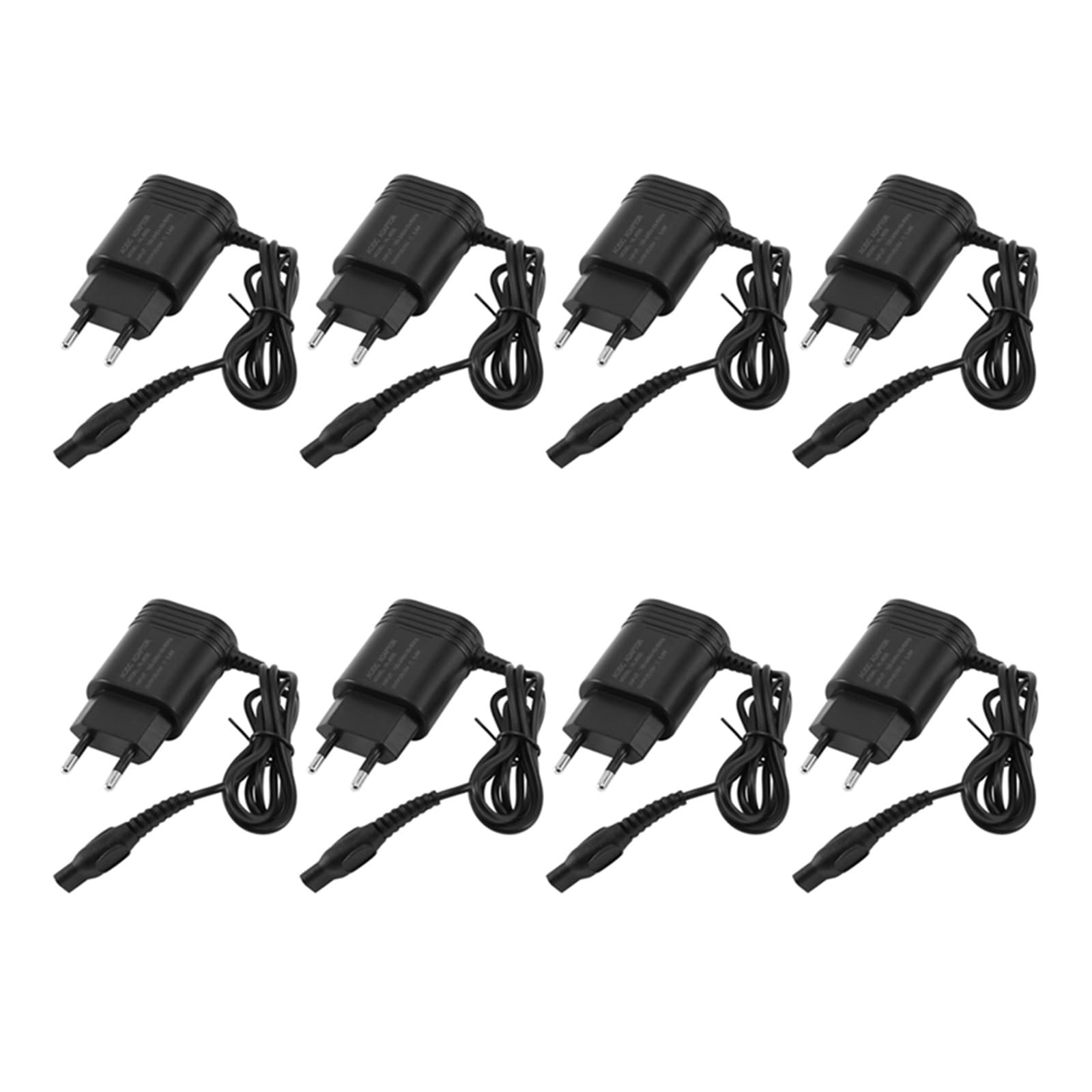 8X Rasoio For Presa A Muro UE Adattatore Di Alimentazione CA Caricabatterie For Adattatore For Rasoio Elettrico For HQ8505/6070/6075 (spina UE)