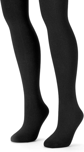 MUK LUKS Womens 2 Pair Pack Fleece Lined Tights