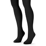 Womens 2 Pack Fleece Lined Tights