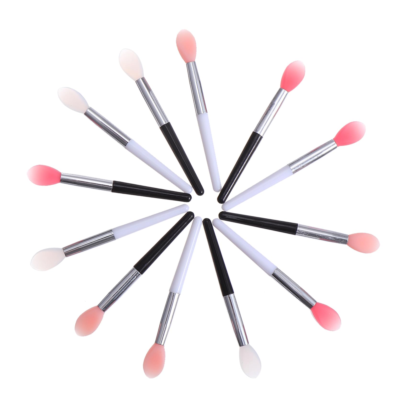 Gatuida Silicone Lip Mask Lip Brush Set 12 Piece Makeup Brush Kit for Birthday