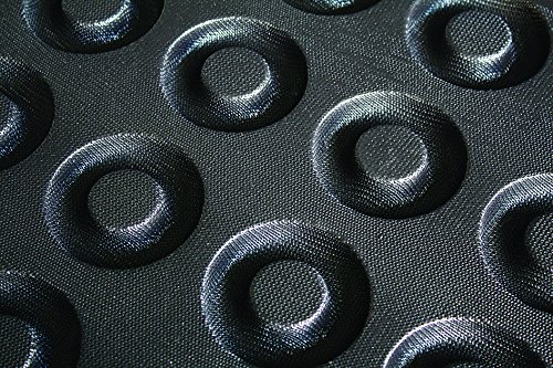 Silform Paris-Brest professionnel 600 x 400 mm, à 24 Empreintes Ø 80 x H 15 mm Noir de La Brunoise