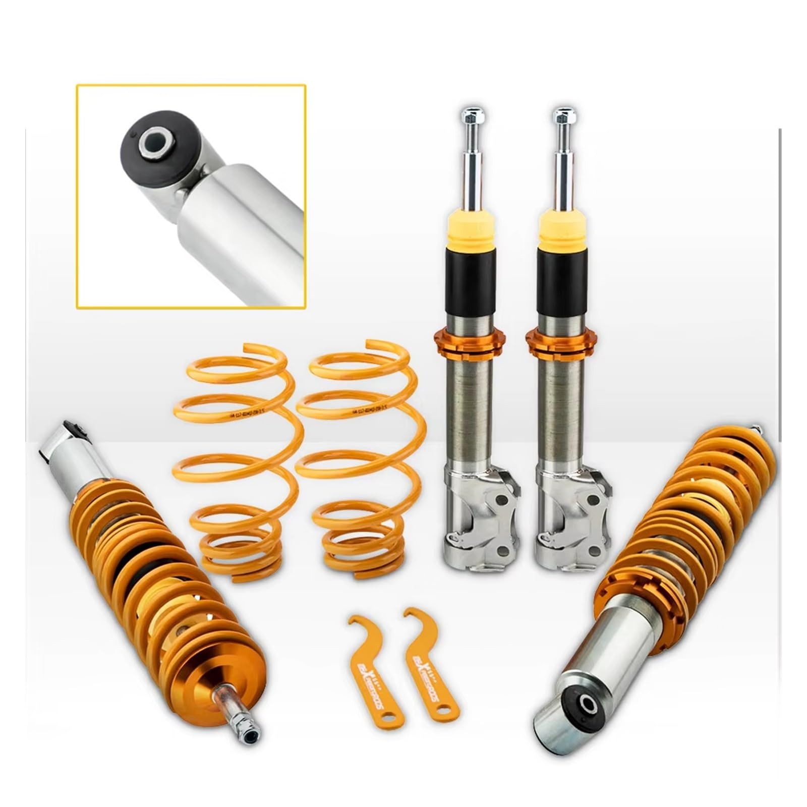 Amortisseur Susp Pour VW Pour Polo 6N MK3 Suspension Avant Arrière Gauche Droite Kit De À Ressorts Réglables