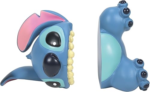 Miniatura 2 de Enesco Disney Showcase Lilo and Stitch - Sujetalibros para libros, 9.25 pulgadas, color azul