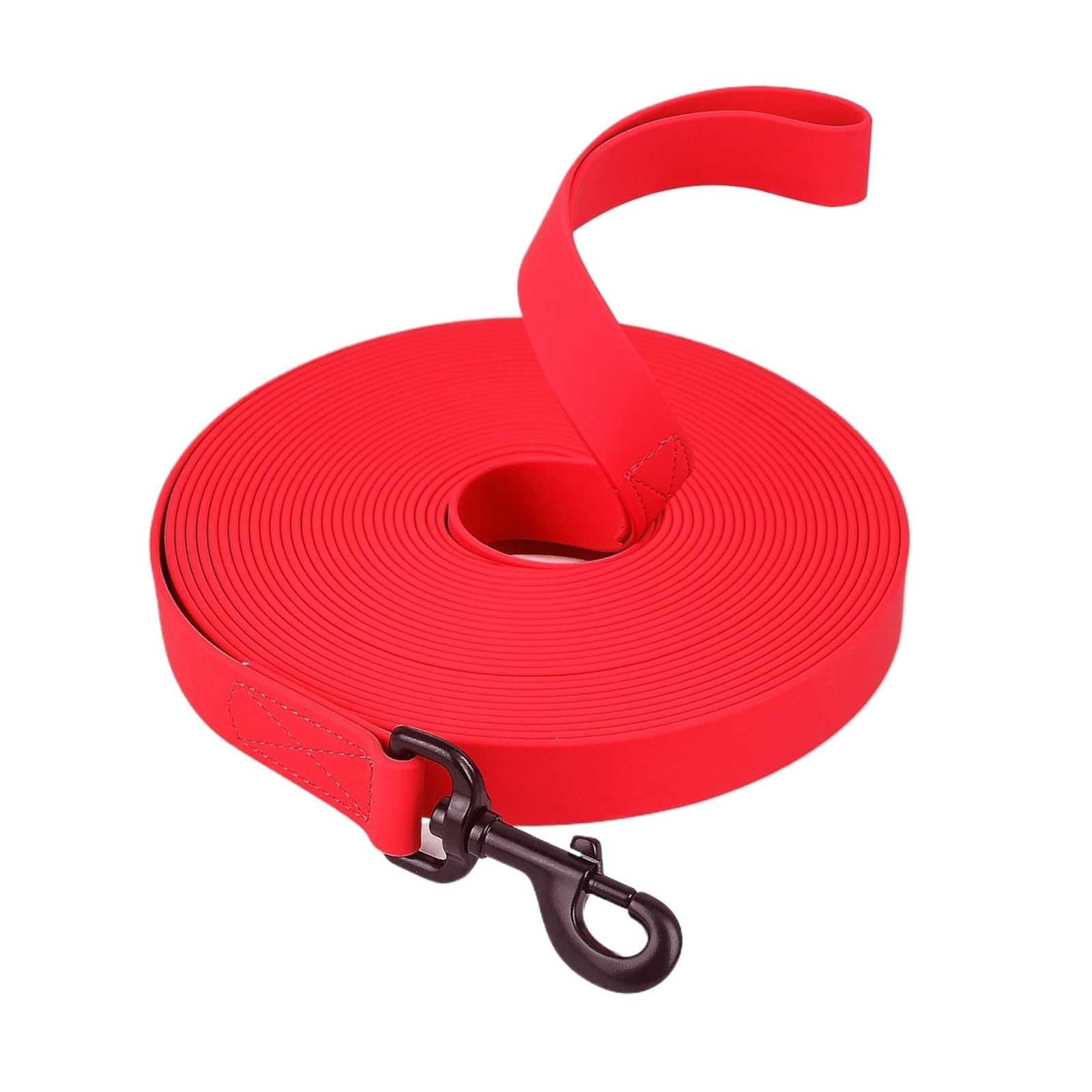 Laisse pour chien en PVC rouge de 10m idéale pour l'apprentissage et le rappel
