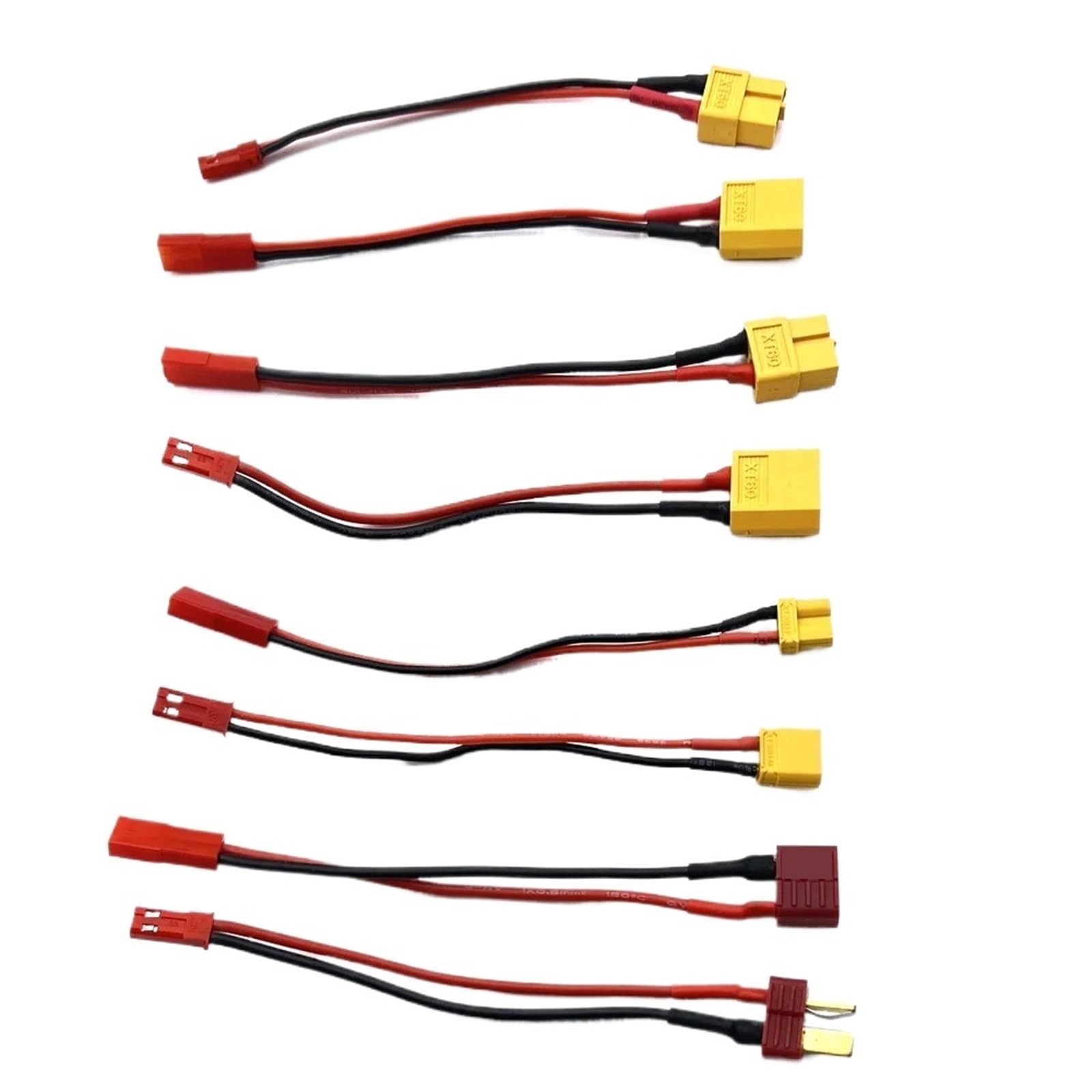 Adaptador de cargador XT60 XT30 T conector cable convertidor batería LiPo aeromodelismo CR-032