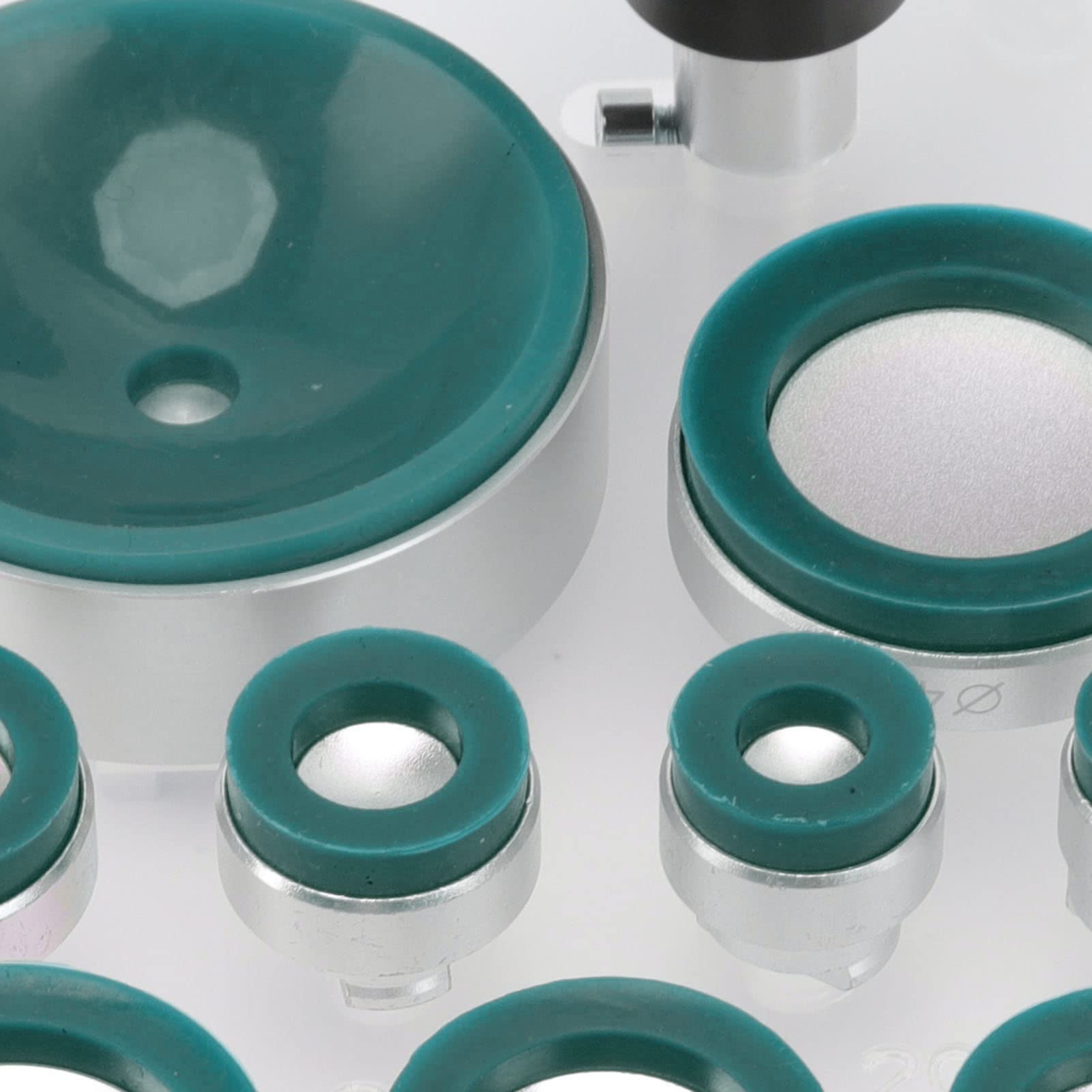 Uhrengehäuse-Öffner-Set Mit Saugnapf,Uhrenrückseiten-Entferner-Werkzeug, Langlebiger Uhrengehäuse-Öffner, Nicht Markierender Silikon-Uhrendeckel-Entferner Für Die Reparatur (grün)