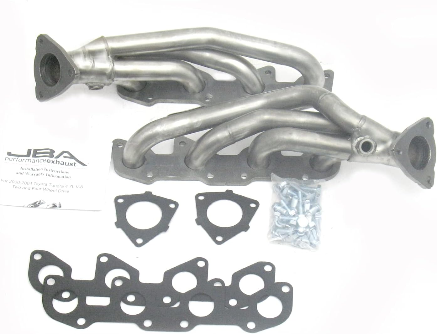 JBA 2010S 1-1/2" Shorty Stainless Steel Exhaust Header for Tundra/Sequoia 4.7L
