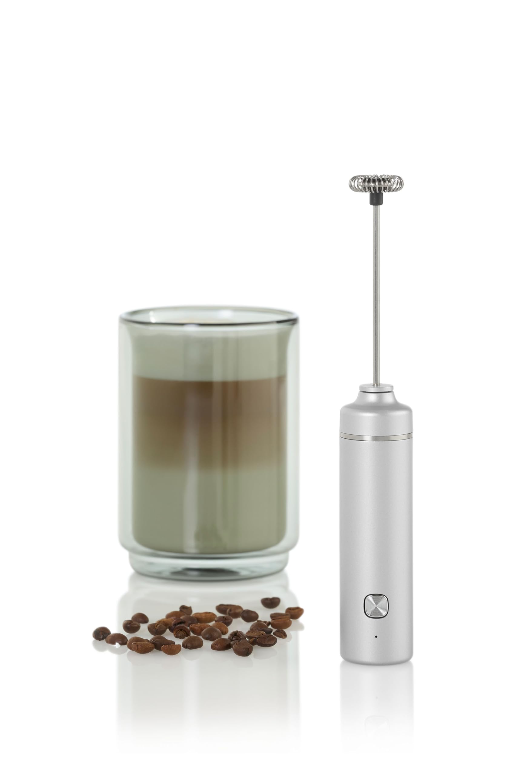 AdHoc Moro Rechargeable Electric Milk Frother, Powerful One Touch Handheld Milk Foamer/Sauce Frother/Drink Mixer - Image 3
