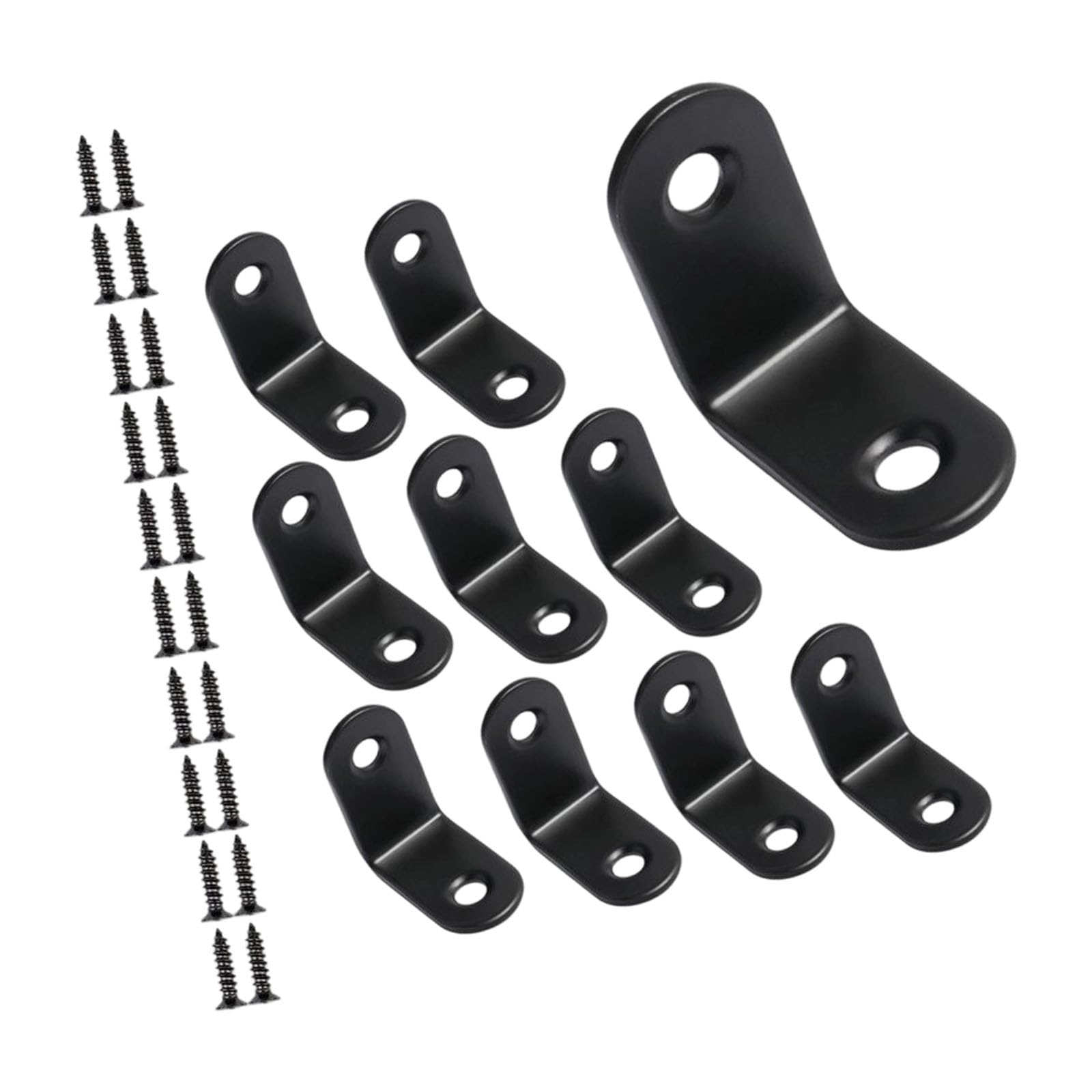 Nmflab 30X30 Stainless Steel L Type Corner Bracket For Shelves Tables Chairs And Furniture Rustproof Construction Industrial Strength Quick Install Bracket