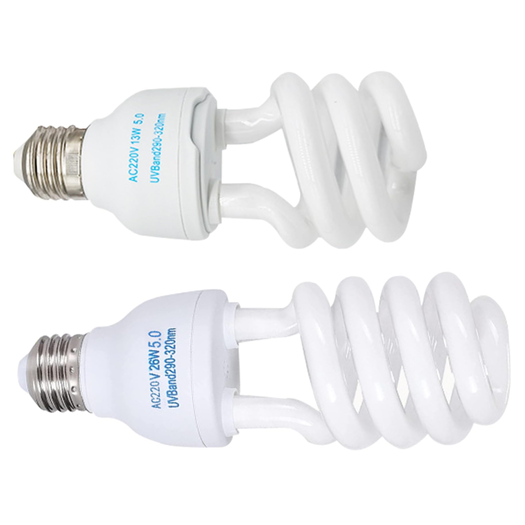 Reptile UVB Bulb 5.0 UVB E27 Interfaz Reptile SUBROPICAL LIGHTA Blanca Azula LIGHTIVE Reptil