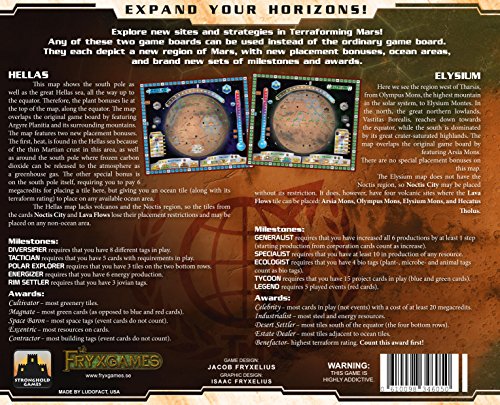 Stronghold Games Terraforming Mars Hellas & Elysium The Other Side Of Mars Expansion #TOP2