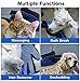 UrbAmerican Upgrade Pet Grooming Gloves Cat Brushes for Gentle Shedding - Efficient Pets Hair Remover Mittens - Dog Washing Gloves for Long and Short Hair Dogs & Cats & Horses - 1 Pair