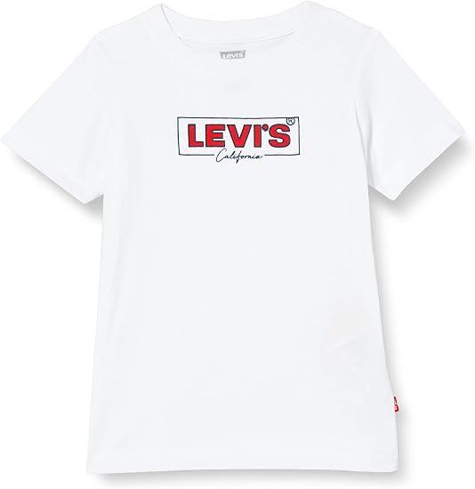 Levi's Kids Boy's T-Shirt, White, 8 