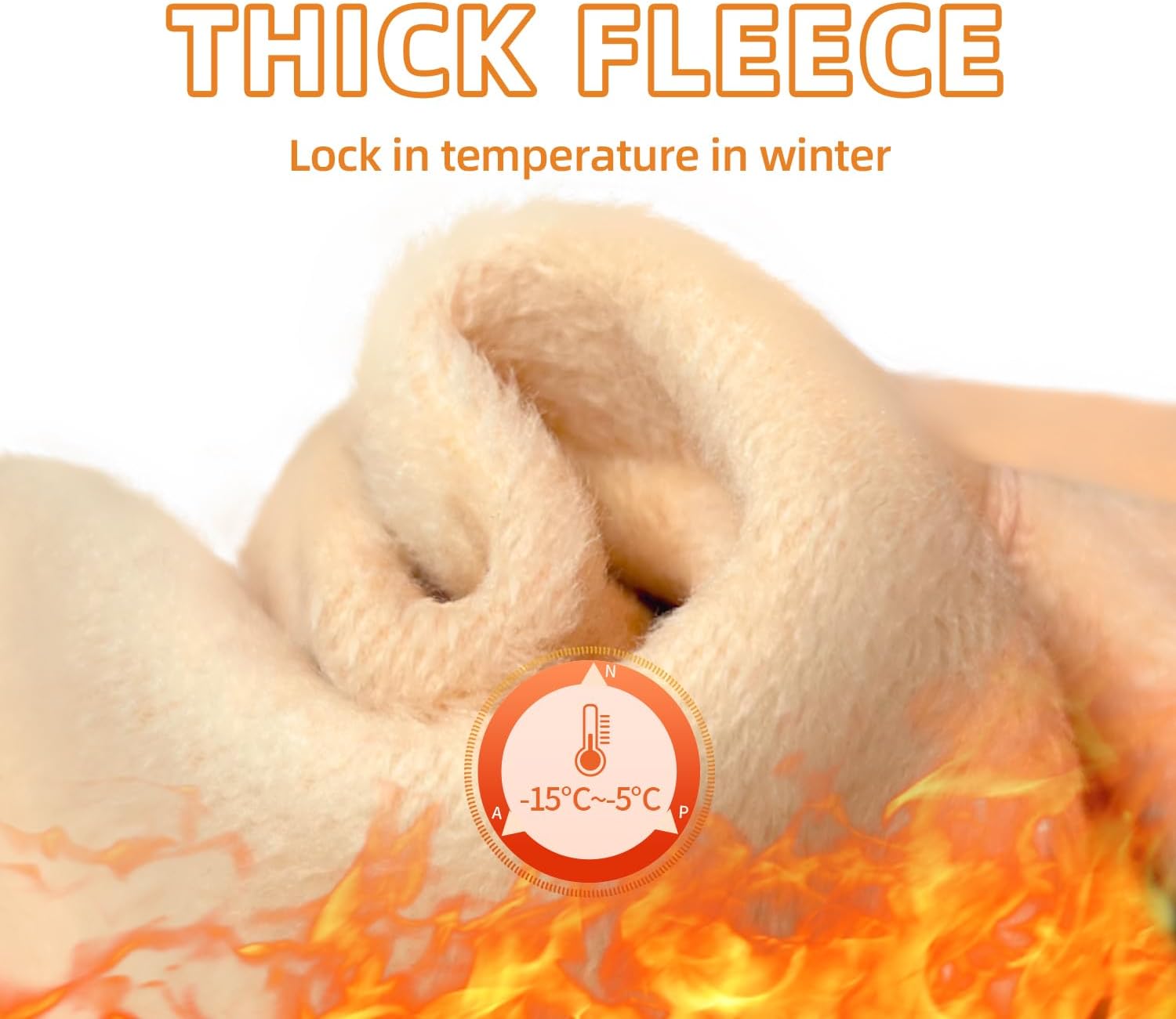 Iserkafe Fleece Lined Tights Women Winter Warm Thick Tights Thermal Velvet Pants Tummy Control Soft Stretchy - Image 2