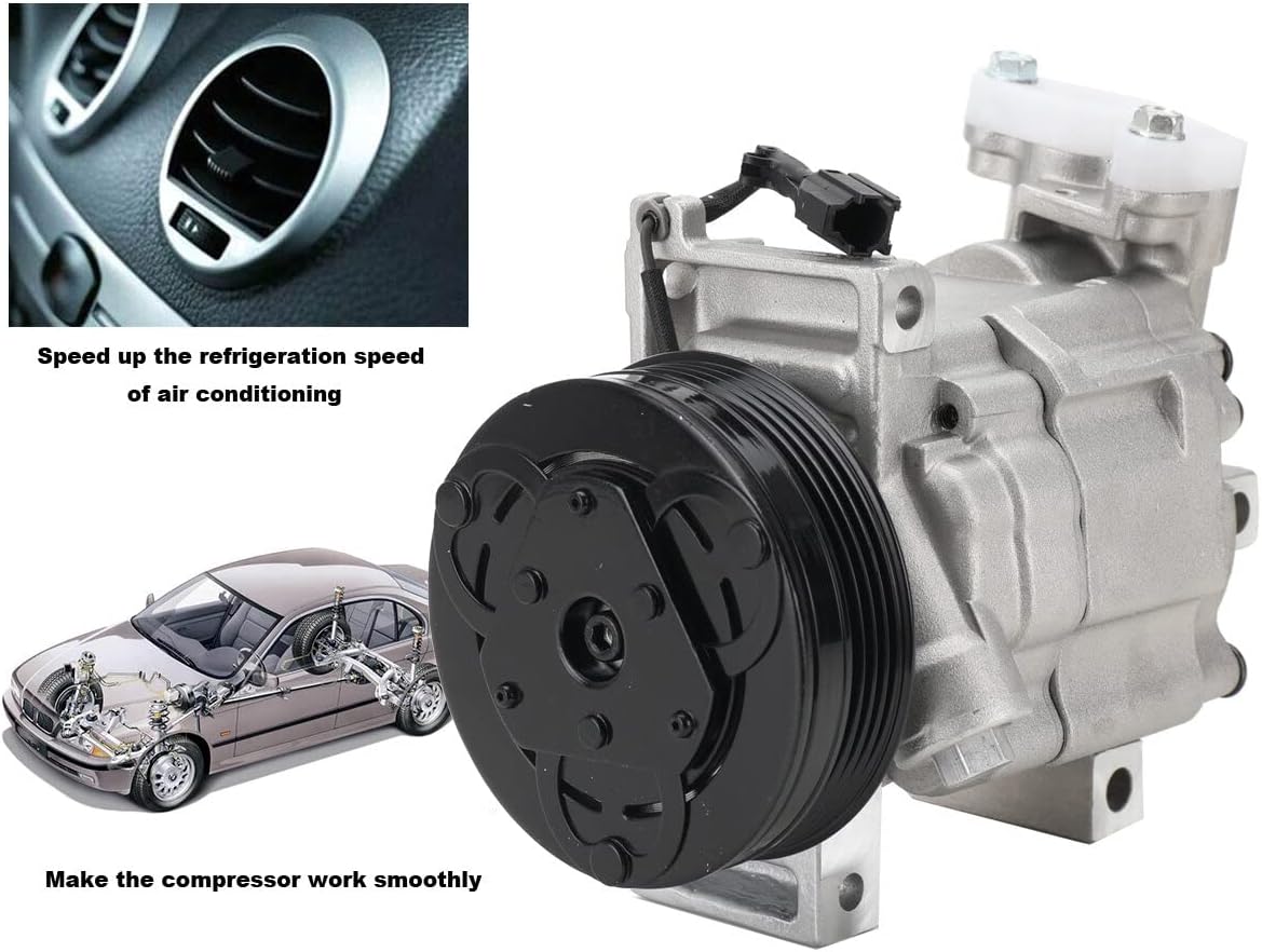 AC Compressor & A/C Clutch CO 11227C Replacement for 2008-2014 Subaru Impreza Replacement for 2015 Subaru WRX STI 2.5L Replacement for 2007-2014 Subaru Forester Repl.73111FG000 73111FG001