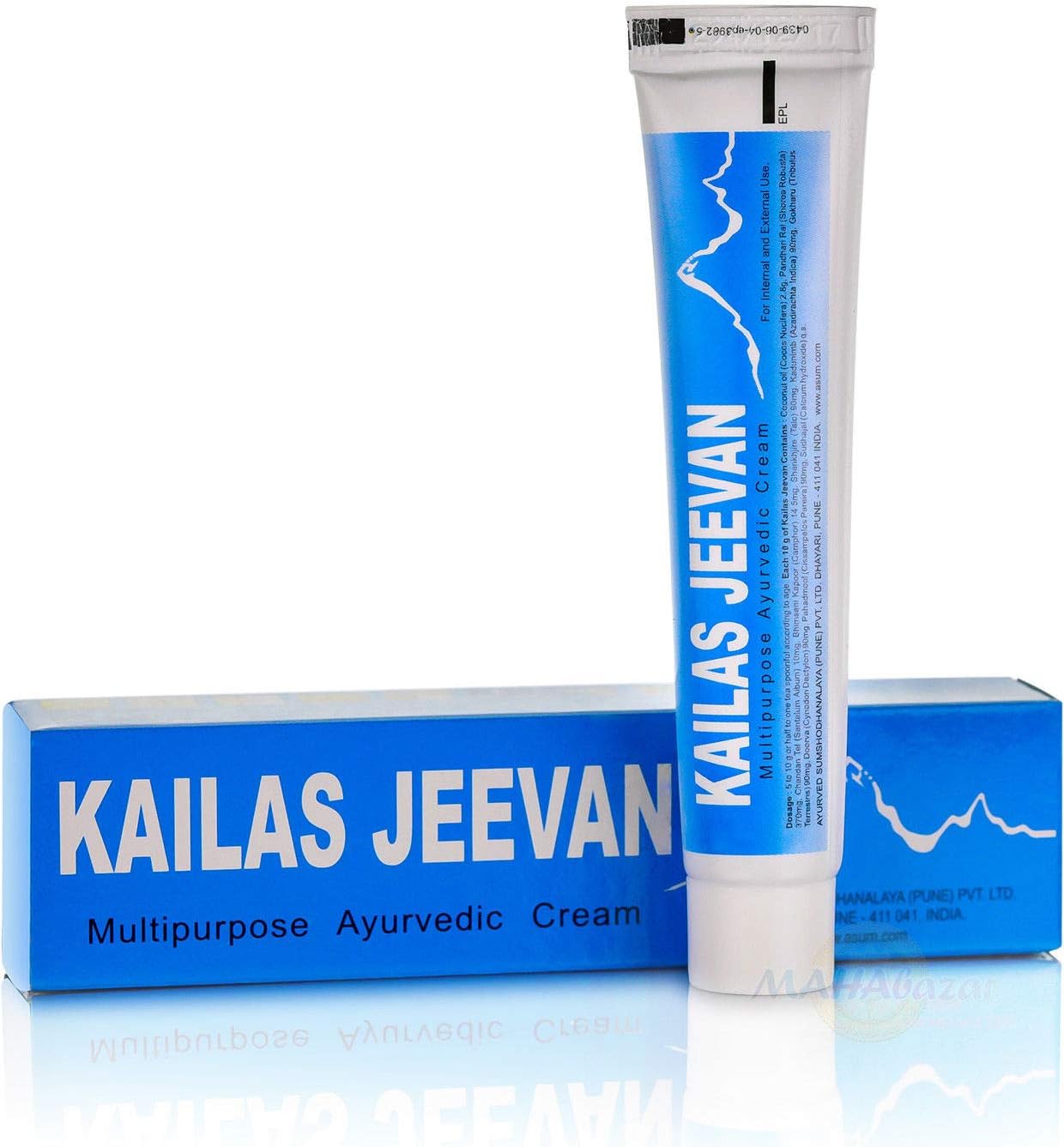 Artcollectibles India Herbal Kailas Jeevan Cream (20 g), Set of 4