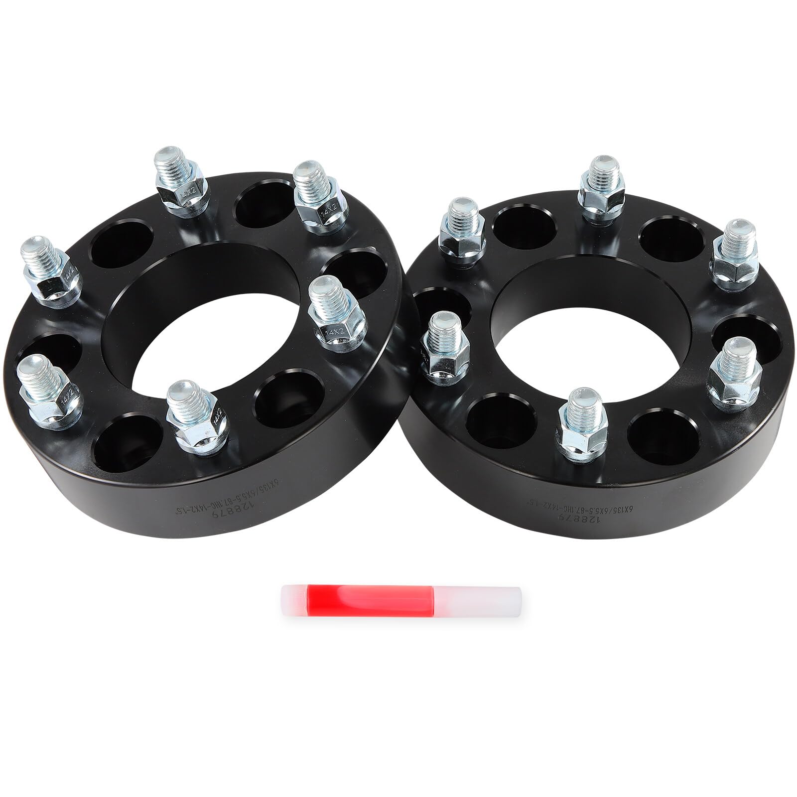 SCITOO 2Pcs 6x135 to 6x5.5 Wheel Adapters 1.5" Bore 87.1mm for Ford