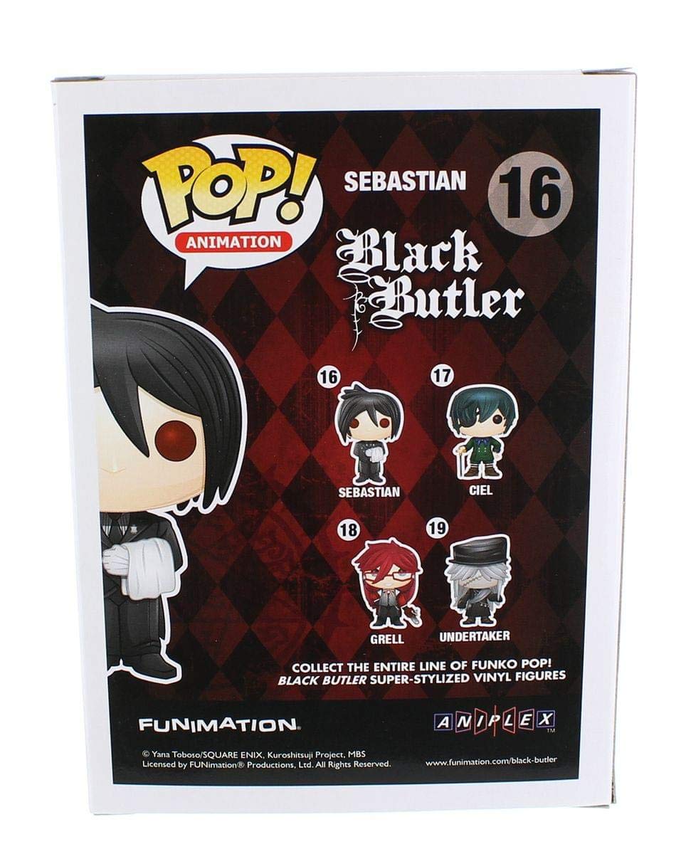 Amazon.com: FunKo POP Anime: Black Butler - Sebastian Toy Figure 