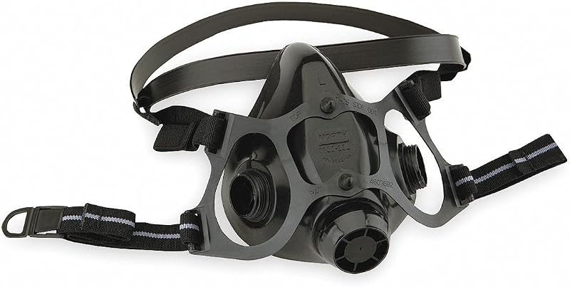 North Safety 770030L 7700 Series Silicone Half Mask Respirator Large (1 EA) Mask Only