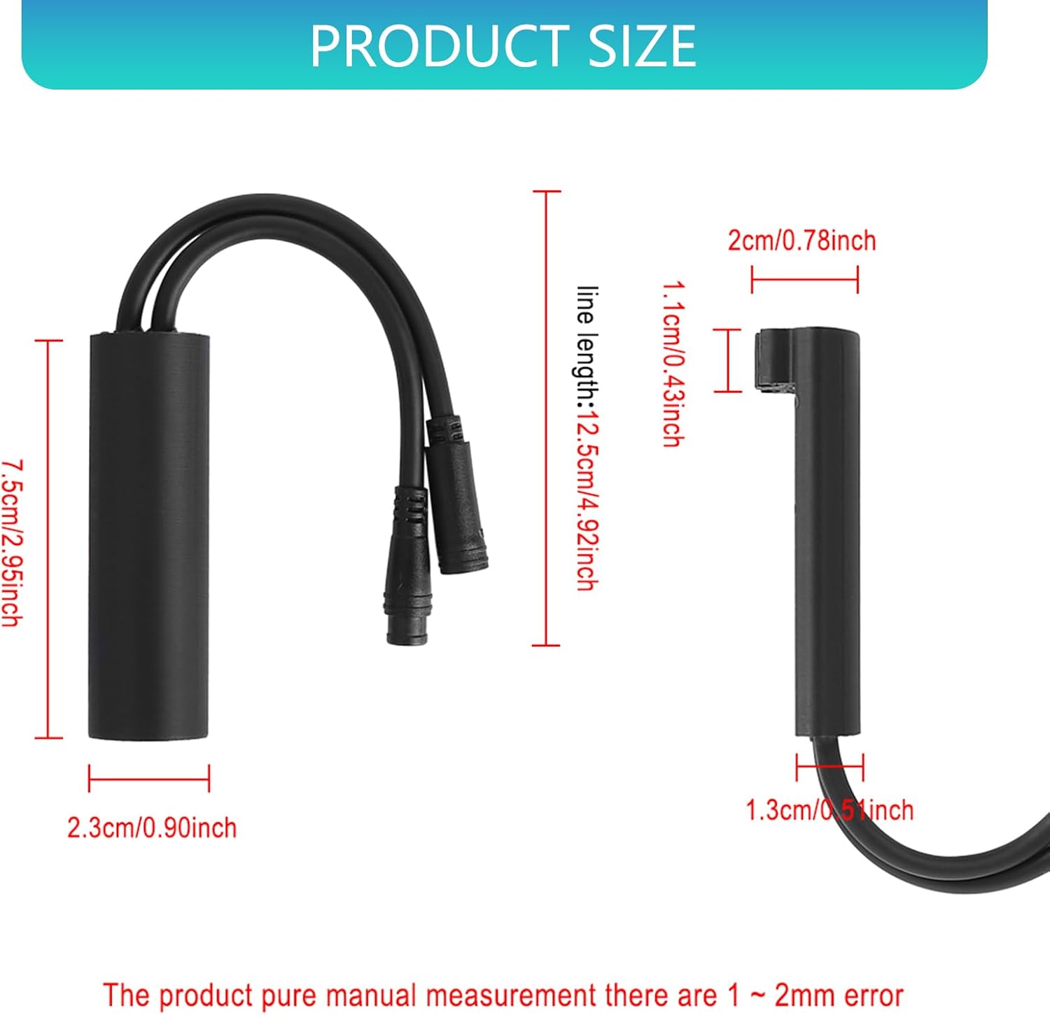 The replacement of the speed limit cable allows a maximum speed of 35 km/h. Release cable release accessory for improved maximum release cable