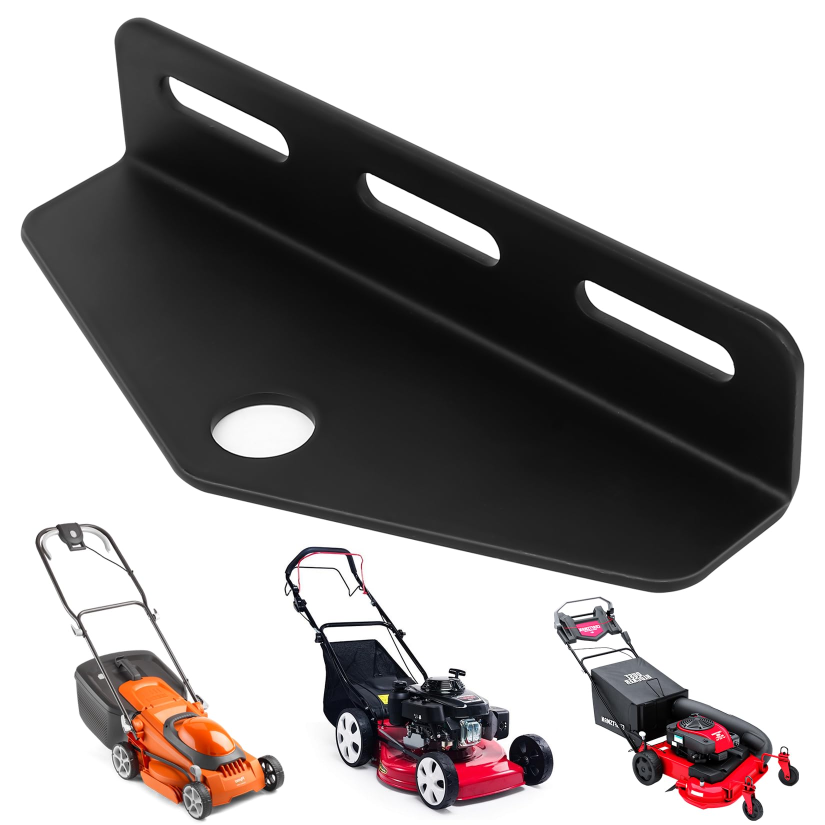 1 Set Attelage Remorque Tracteur Tondeus, Attelage Tracteur Tondeuse à Rayon de Braquage Zéro Universel (7,6-15,2 cm, entraxe de 1,9 cm)