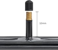 YunSCM set 2 camere de aer pentru bicicletă 29 inch, 45/62-622, valvă AV 32 mm, ranforsate, compatibile cu 29x1.75/1.95/2.10/2.25/2.35/2.40 5