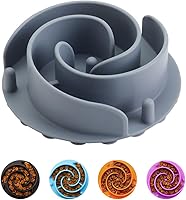 Vista 24 de Recipiente de Alimentación Lenta para Perros, Animire Tazón de Comida de Silicona Suave para Perros Pequeños, Medianos y Grandes