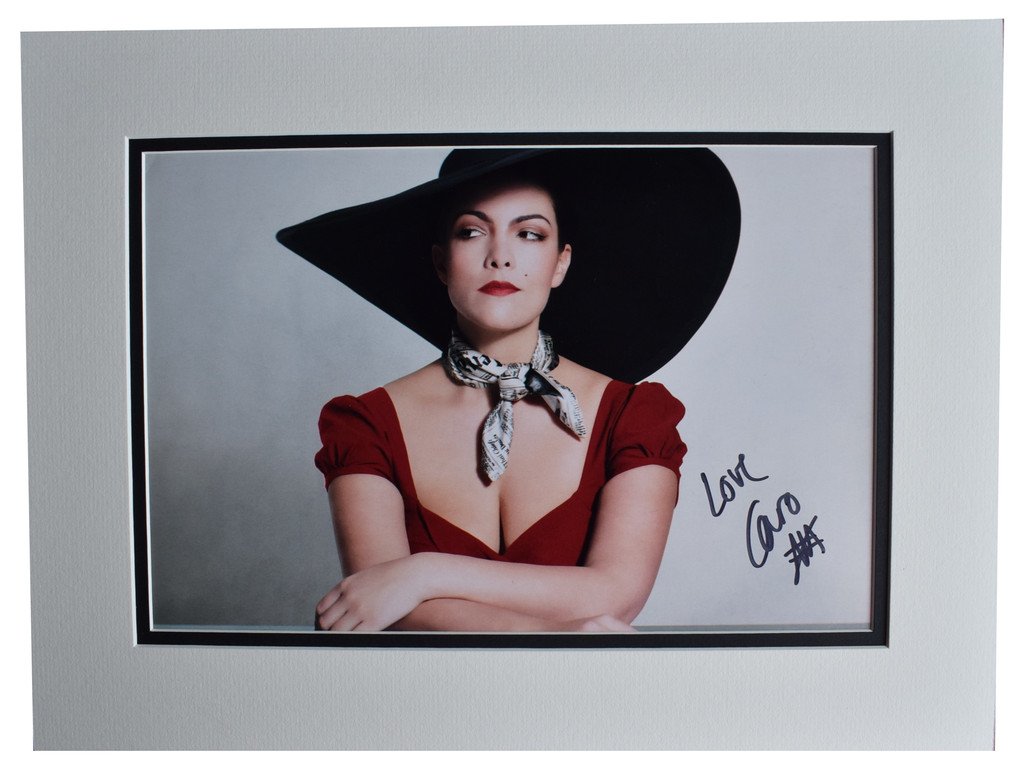 Sportagraphs Caro Emerald SIGNED autograph 16x12 photo display Liquid Lunch Music AFTAL & COA