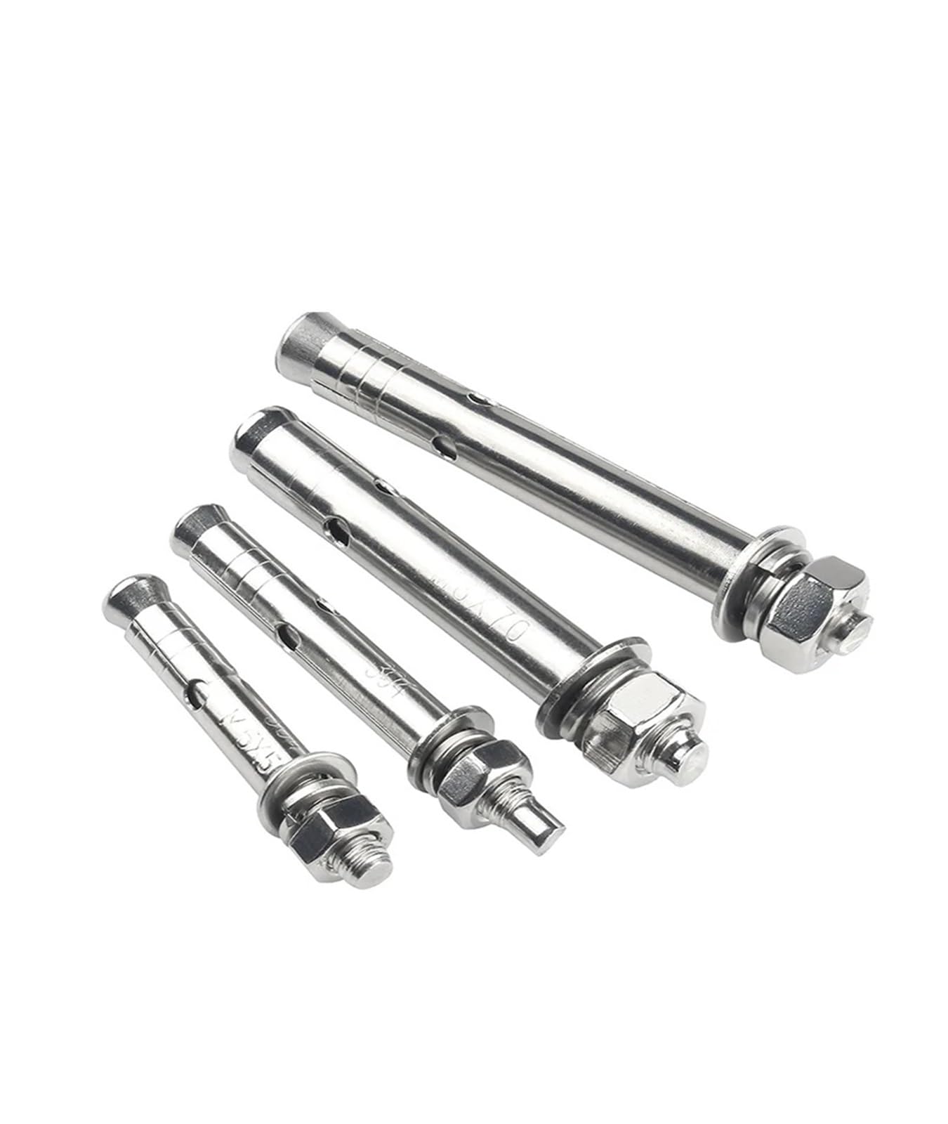 Tacos de expansión de metal, tornillos de expansión, tornillos de expansión, pared (M6 x 50 mm)