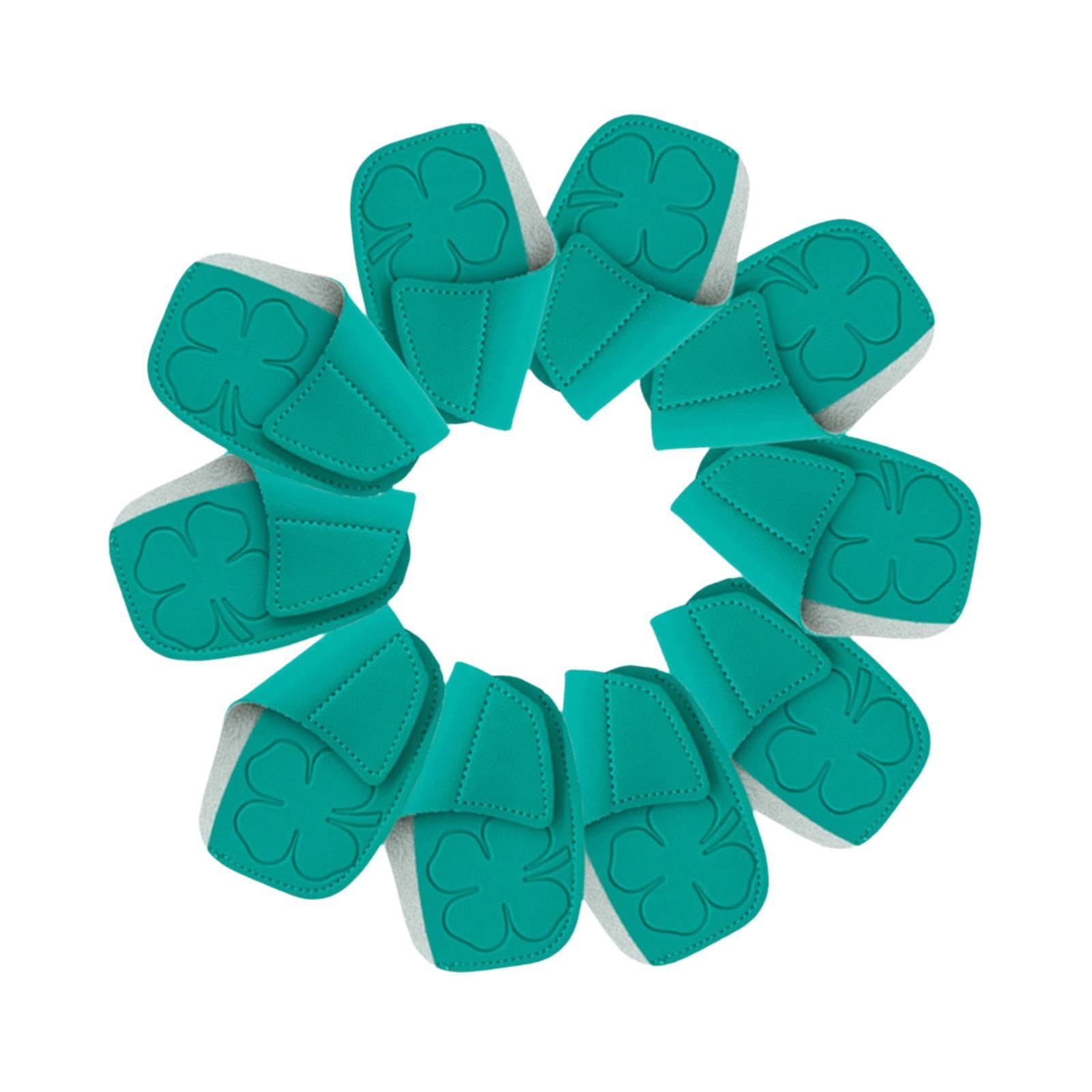 10 Piezas Cubiertas para Hierros de Golf Fundas Impermeables para Palos Mangas de PU Robusto Diseño Elegante Y Adecuadas para Regalo Gimnasio