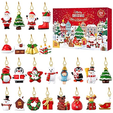 jojofuny 2024 Advent Calendar with 24 Ornaments Cover