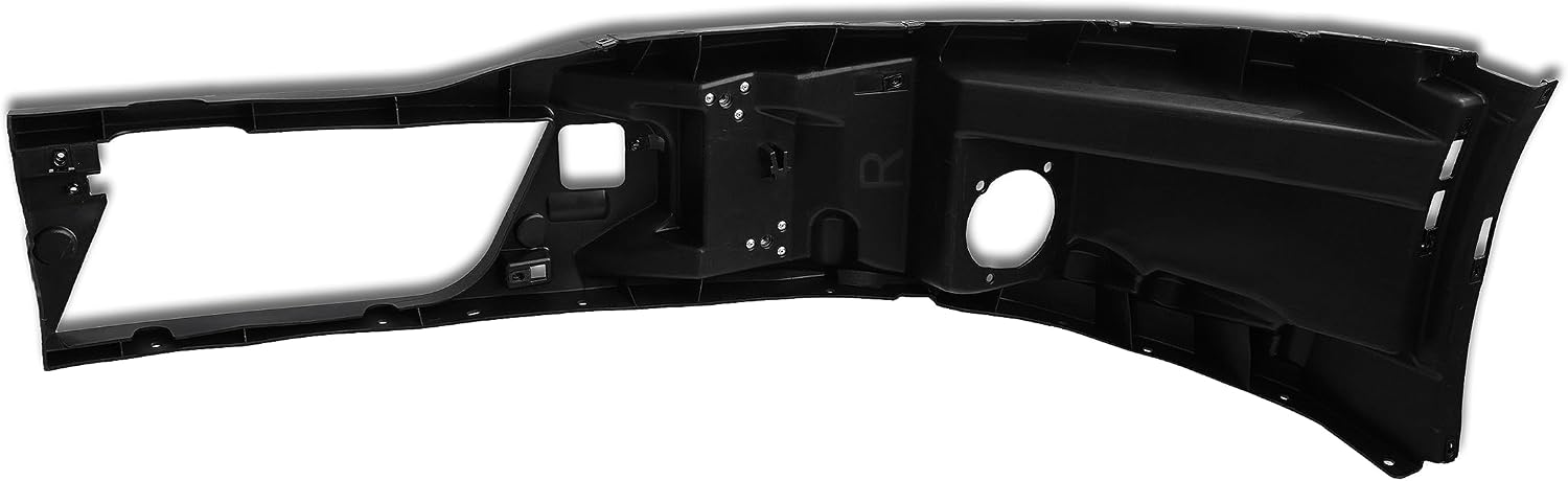 Kozak INNER BUMPER Reinforcement with FOG LAMP HOLE (Passenger Right Side) Compatible with Kenworth T680 Next Gen 2022 2023+ PLUS Logo, 2x22" Windshield Wipers, License Plate Frame and Vest